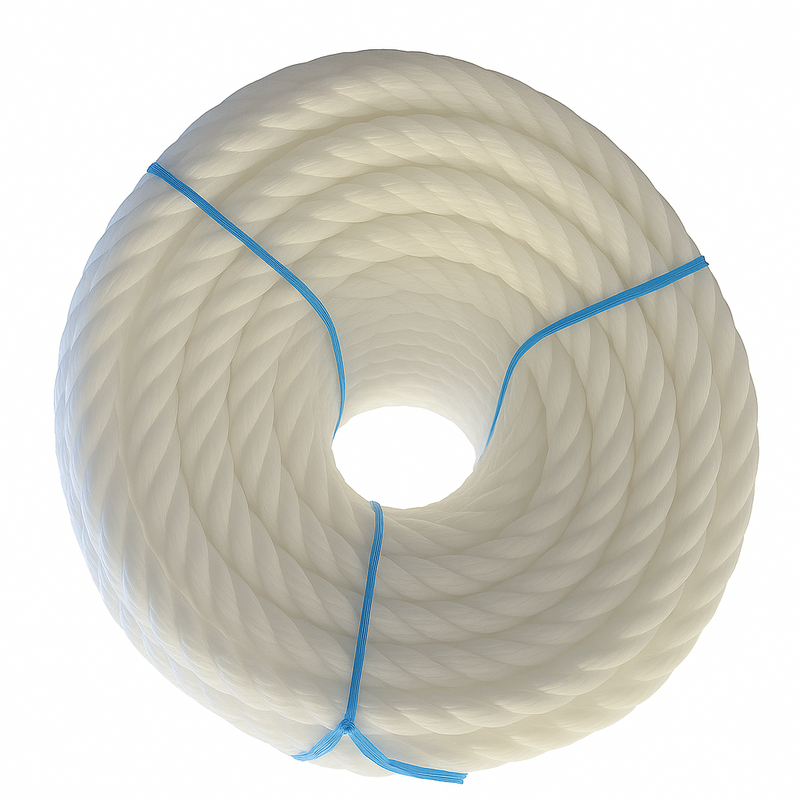 10mm White Polypropylene Rope – Heavy-Duty, Weatherproof & UV-Resistant | 30m Mini Coil | Best-Selling