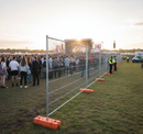 Premium Heavy Duty Temporary Heras Fence Panel, 3.5m x 2m, Anti-Climb Mesh, Galvanised Steel Finish for Construction Sites and Events