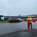 Heavy Duty Manual Raise Arm Barrier for 6.0m to 9.0m Road Widths with Durable Aluminium Boom and Locking Mechanism