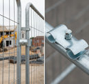 Premium Anti-Tamper Fencing Clip - Durable Galvanised Steel Connection for Temporary Fencing Panels