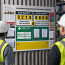 Accident Reporting Information Board – 1520 x 1150mm – Rigid Correx Plastic – Workplace Safety