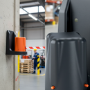 Premium Wall-Mounted Barrier Unit Support Bracket for Retractable Barriers - High Impact Polypropylene, Anti-Rotation Design