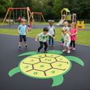 Premium Playground Turtle Target Game for Learning Number Skills - Durable Thermoplastic Design