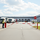 Premium Compact Barrier Gate with Aluminium Arms and Self-Latching Lock for Vehicle Access Restriction