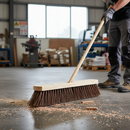 Premium 457mm Contract Stiff Platform Broom with Bassine Bristles for Industrial and Commercial Sweeping