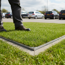 Premium GrassTop Manhole Cover - Fully Galvanised Steel, 100mm Tray Depth, Ideal for Lawn Areas