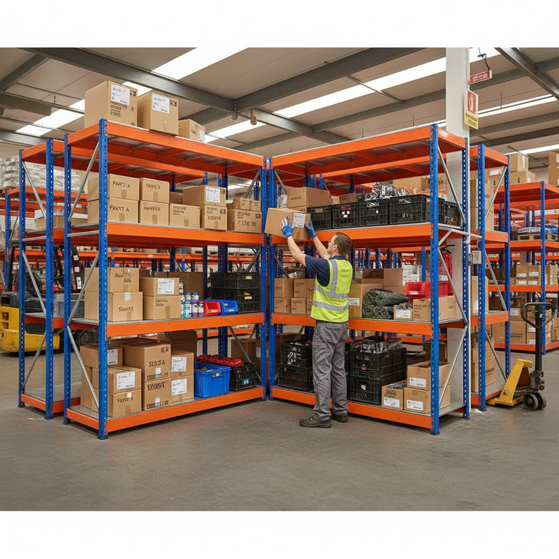 Premium Heavy Duty Steel Shelving - 1980mm High - 800kg Capacity