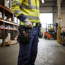 Premium Adjustable Textile Belt with Metal Buckle - Versatile Workwear Accessory Available in Multiple Colors