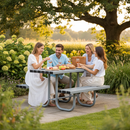 Premium Heavy Duty Picnic Table Bench - Galvanised Steel for Public Spaces - High-Quality Professional Grade for Industrial and Commercial Applicat...