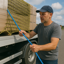 8mm Blue Polypropylene Rope 3 Strand - 220m Heavy-Duty Coil