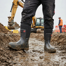 Premium Lightweight Full Safety Boot with Breathable Waterproof Upper and Slip-Resistant Outsole for Comfort and Protection