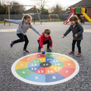 Premium Coloured Target Game for Playground Marking - Fun Interactive Learning Tool for Kids