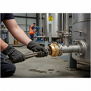 Premium Heavy Duty Brass VK Adaptor for Tankwagon Hose Fittings - Standardized DIN 28450 Design