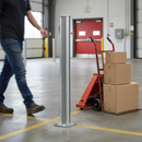 Professional Heavy Duty Galvanised Mild Steel Bollards for Security and Parking - 1000mm Height with Custom Options