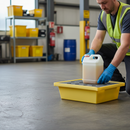 Premium Recycled PE Spill Tray with Grate - 60L Capacity