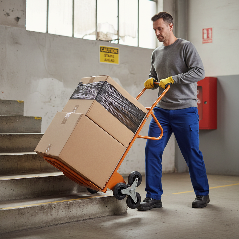 Heavy Duty Stairclimber Sack Truck with 200kg Load Capacity