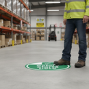 Premium Safety Floor Sign - 450mm - Durable Slip-Resistant Vinyl for Workplace Safety Messaging