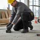 Premium Heavy Duty Work Trousers with Adjustable Knee Pad Pockets and Breathable Fabric Blend for All-Season Comfort