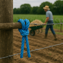 8mm Blue Polypropylene 3 Strand Rope on Drum – 500m – High-Strength, UV-Resistant & Versatile