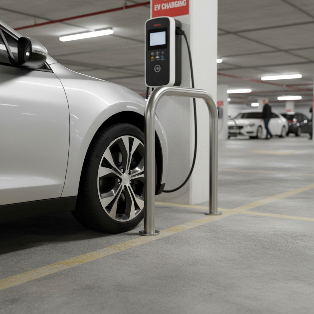 Hoop Guard Premium Stainless Steel Column Protector Hoop Guard for Parking Meter