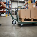 100mm Fixed Plate Castor with Rubber Tyre and Metal Centre