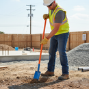 Premium Insulated Post Hole Spade with 54" Handle, Fibreglass Shocksafe and Forged Steel Blade for Safe Digging