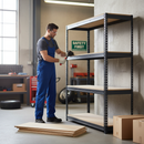 Premium Heavy Duty Garage Shelving - 2200mm High - 500kg Capacity - Grey