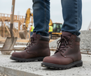 Premium Heavy Duty 6 Inch Boot with Steel Toe Cap and Slip Resistant Sole - High-Quality Professional Grade for Industrial and Commercial Applications