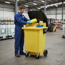 Premium Chemical Spill Kit 4 Wheeled Bin Refill Kit - 600L