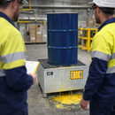 Galvanized Steel Spill Pallet – 1 Drum – Chemical Resistant – Industrial Use