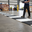 Premium Temporary Pedestrian Crossing Mat for Safe Walkways on Construction Sites and Events