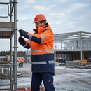 Premium Class 3 Hi-Vis Winter Parka with Quilted Lining, Windproof, Waterproof and Detachable Hood for Enhanced Comfort and Mobility