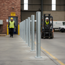 Premium Heavy Duty Galvanised Mild Steel Bollards for Enhanced Security - 750mm Height with Various Diameters and Wall Thickness Options