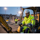 Premium Durable Hi-Vis Shell Jacket with Wind and Waterproof Fabric, Ventilation Features and Optional Hood Compatibility