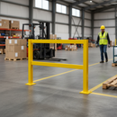 Professional Heavy Duty Barrier Guard Rail Straight Kit with Modular Design for Warehouse Safety and Protection