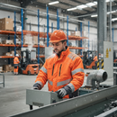 Premium Lightweight Hi-Vis Winter Jacket with Windproof and Waterproof Features, Reflective Details for Enhanced Visibility