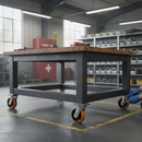 160mm Heavy Duty Swivel Plate Castor with Polyurethane Tyre