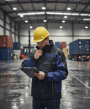 Premium Waterproof Fixed Lining Pilot Jacket with Adjustable Hood and Multiple Pockets