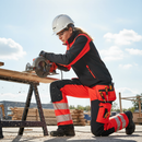 Premium Women's Hi-Vis Softshell Trousers with Holster Pockets and CORDURA Reinforcement for Comfort and Durability