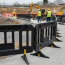 Premium Replacement Foot for Barriers with Spigot - High-Density PVC Blend for Quick Assembly