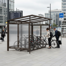 Premium Cladding Panels for Bike Shelter - Weather-Resistant Side Protection with Color-Coded Legs
