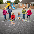 Premium Road Scene Playground Marking for Imaginative Play with Durable Road Material