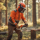 Premium Mesh Forestry Visor with High Light Transmission and Helmet Compatibility for Safety and Protection