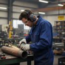 High-Performance Ear Defenders with 37dB Noise Reduction, Adjustable Headband, and Replaceable Cushions for Extreme Noise Environments