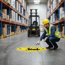 Premium High-Visibility Floor Sign 430mm - Durable Slip-Resistant Vinyl for Forklift Safety