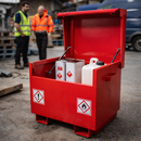 Site Storage Box – 765x675x670 mm – Steel Construction – Industrial Use
