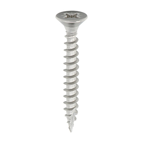 Classic Multi-Purpose Screws - PZ - Double Countersunk - Stainless Steel - 3.5 x 30