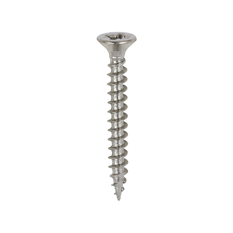 Classic Multi-Purpose Screws - PZ - Double Countersunk - A4 Stainless Steel - 3.5 x 30