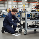 50mm Heavy Duty Swivel Plate Castor with Anti-Static Features