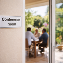 Conference Room Sign – 1mm Rigid Plastic – Indoor/Outdoor Use